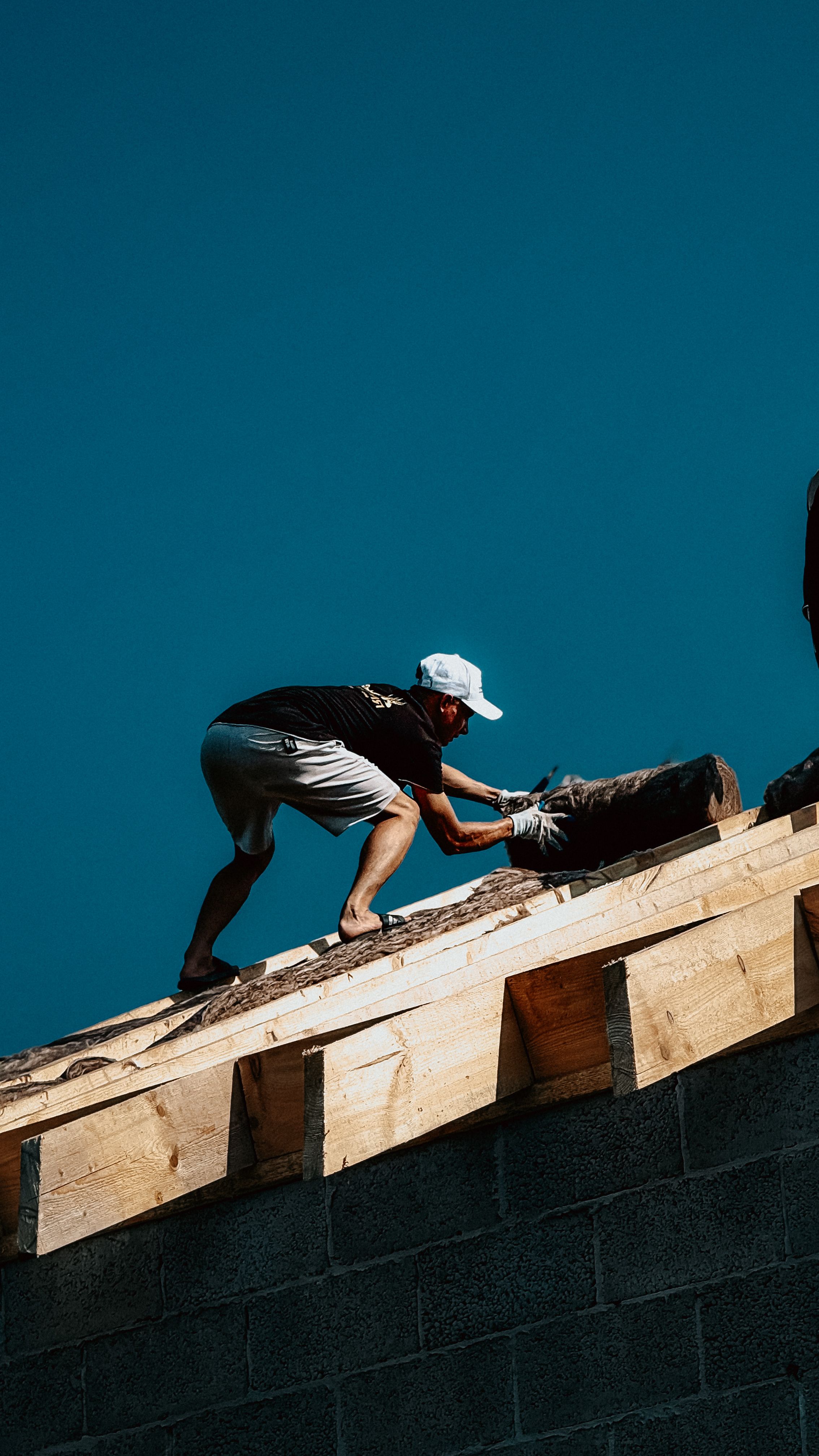 Decorative wood panel installation